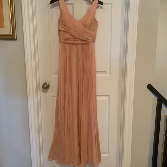 Long formal light pink dress. - Picture 2 of 8